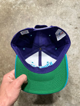 Load image into Gallery viewer, Vintage Charlotte Hornets Embroidered Snapback Ha
