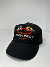 Load image into Gallery viewer, Vintage Chevy Racing Bow Tie Nascar 1990s Snapback Hat
