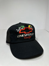 Load image into Gallery viewer, Vintage Chevy Racing Bow Tie Nascar 1990s Snapback Hat
