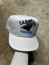 Load image into Gallery viewer, Vintage Carolina Panthers Rope Snapback Hat
