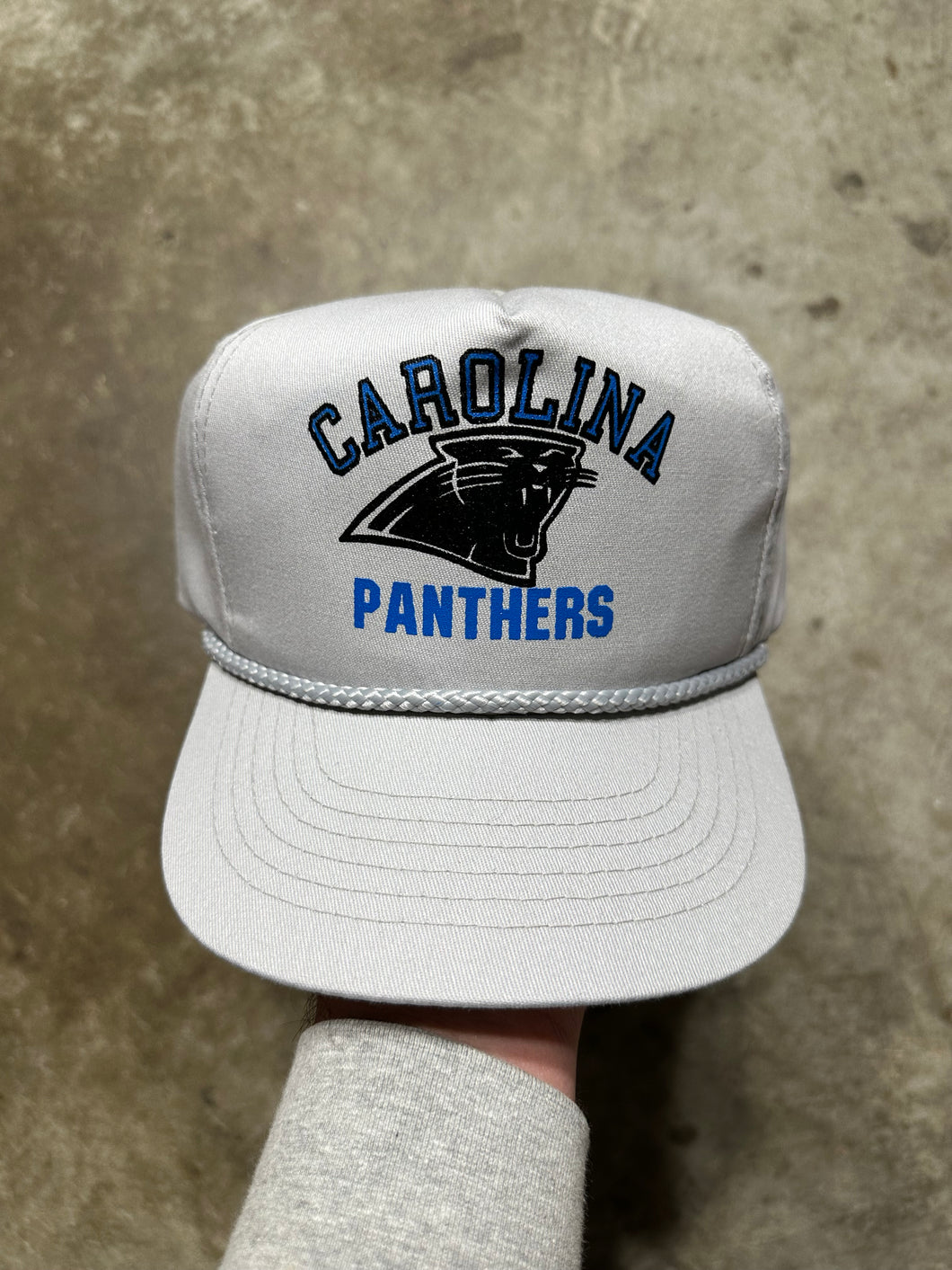 Vintage Carolina Panthers Rope Snapback Hat