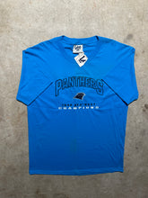 Load image into Gallery viewer, Vintage Carolina Panthers &#39;90s Embroidered T Shirt (Large)
