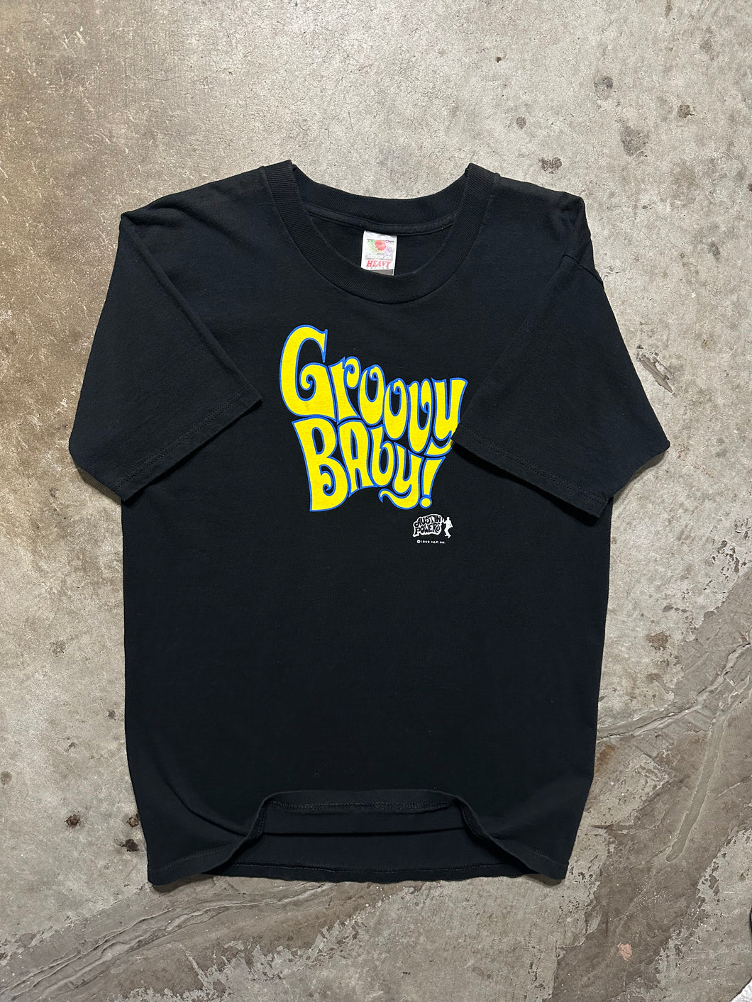 Vintage Austin Powers Groovy Baby Tee Shirt (Large)
