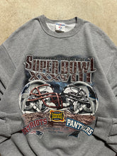 Load image into Gallery viewer, Vintage Carolina Panthers vs Patriots 2004 Super Bowl Sweatshirt (S/M)
