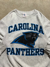 Load image into Gallery viewer, Vintage Carolina Panthers 1993 Spell Out Sweatshirt (Medium)
