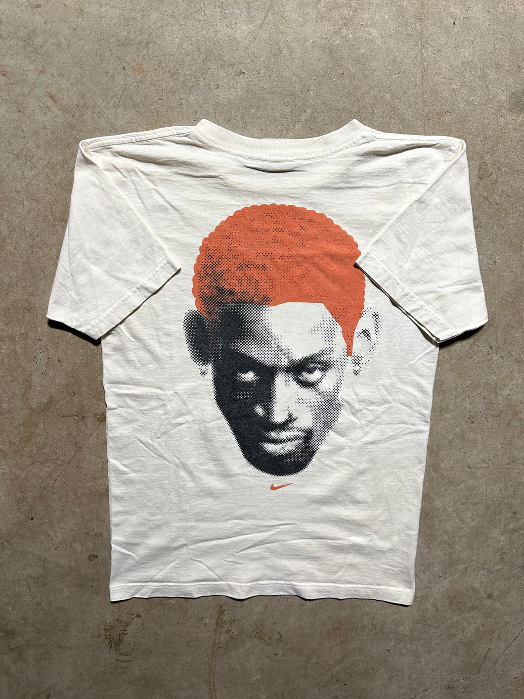 Vintage Nike Dennis Rodman Big Face 90s T Shirt (Small)