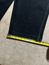 Load image into Gallery viewer, Vintage JNCO Tribal Crown Black Denim Wide Leg Jeans (35x32)
