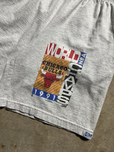 Load image into Gallery viewer, Vintage Chicago Bulls 1991 NBA Champions Sweatshorts (Small)
