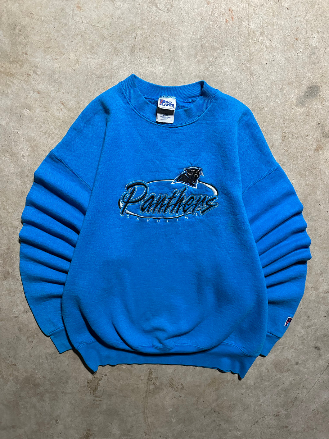 Vintage Carolina Panthers 1990s Embroidered Pro Player Sweatshirt (XL)