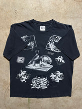 Load image into Gallery viewer, Vintage MC Escher All Andazia All Over Print 1991 Art Graphic T-Shirt (L/XL)
