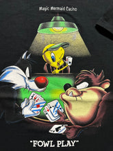 Load image into Gallery viewer, Vintage Looney Tunes Fowl Play 90s Casino Tee (XL)
