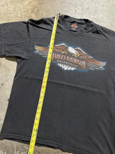 Load image into Gallery viewer, Vintage Harley Davidson Motorcycles 90s Faded Black Tee (Large)
