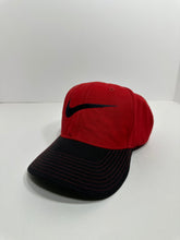 Load image into Gallery viewer, Vintage Nike Red and Black Leather Back Hat
