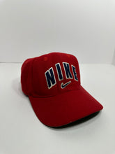 Load image into Gallery viewer, Vintage Nike Arch Script 90s Strapback Hat
