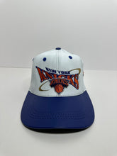 Load image into Gallery viewer, Vintage New York Knicks Leather NBA 1990s Snapback Hat
