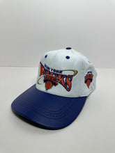 Load image into Gallery viewer, Vintage New York Knicks Leather NBA 1990s Snapback Hat

