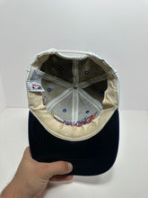 Load image into Gallery viewer, Vintage New York Knicks Leather NBA 1990s Snapback Hat
