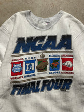 Load image into Gallery viewer, Vintage 1994 NCAA Final Four Charlotte Heather Gray Striped Sweatshirt (Large)
