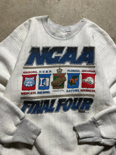 Load image into Gallery viewer, Vintage 1994 NCAA Final Four Charlotte Heather Gray Striped Sweatshirt (Large)
