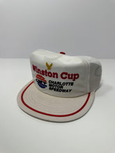 Load image into Gallery viewer, Vintage Winston Cup Charlotte Motor Speedway 90s Mesh Trucker Snapback Hat
