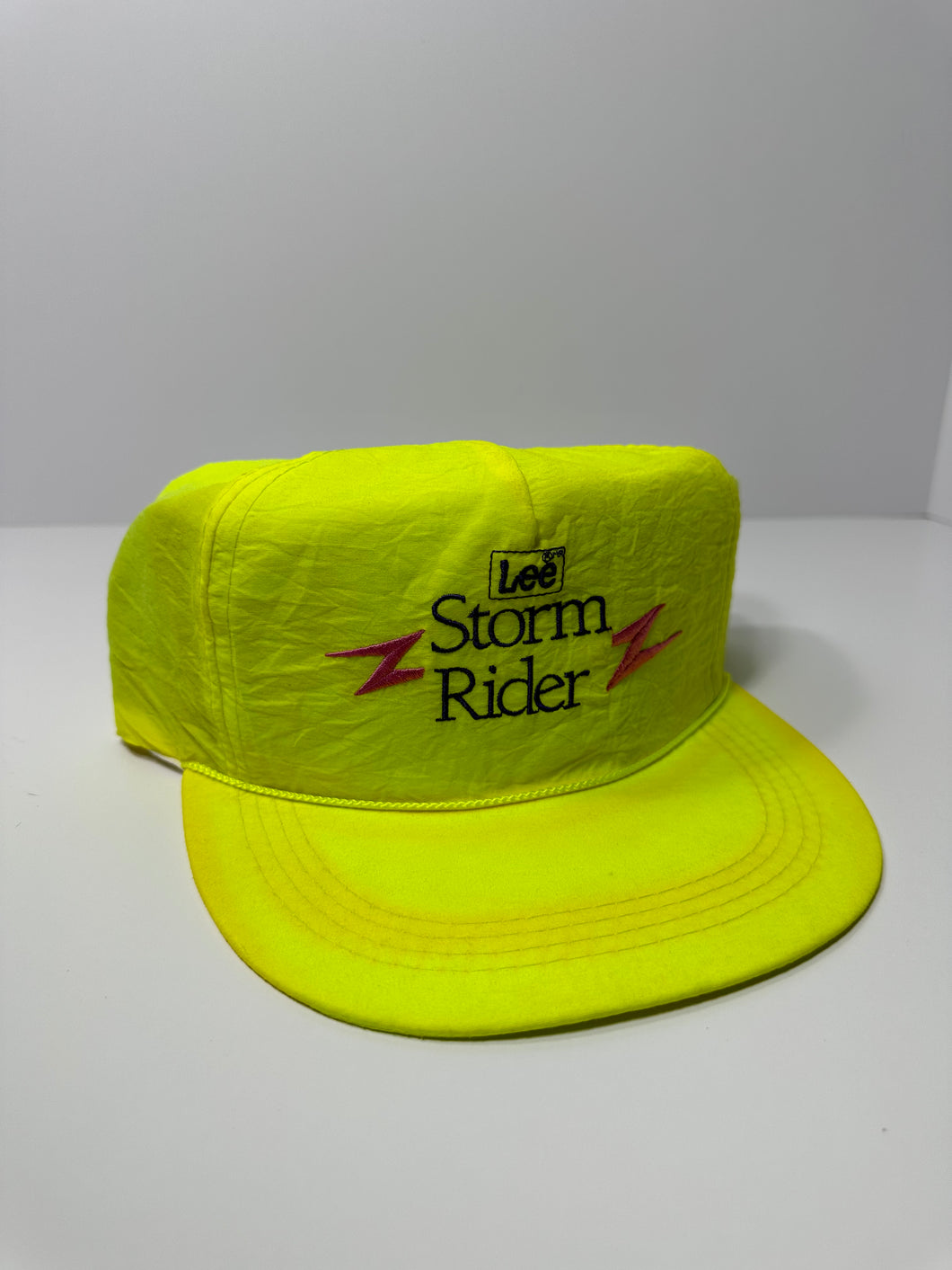 Vintage Lee Jeans Storm Rider 90s Nylon Snapback Hat