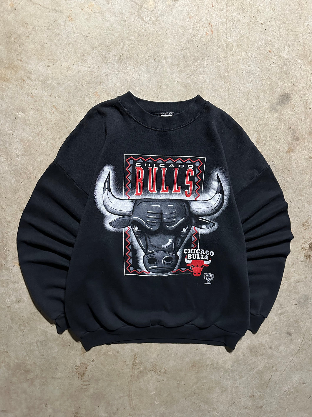 Vintage Chicago Bulls 1990s Logo 7 Sweatshirt (Large)