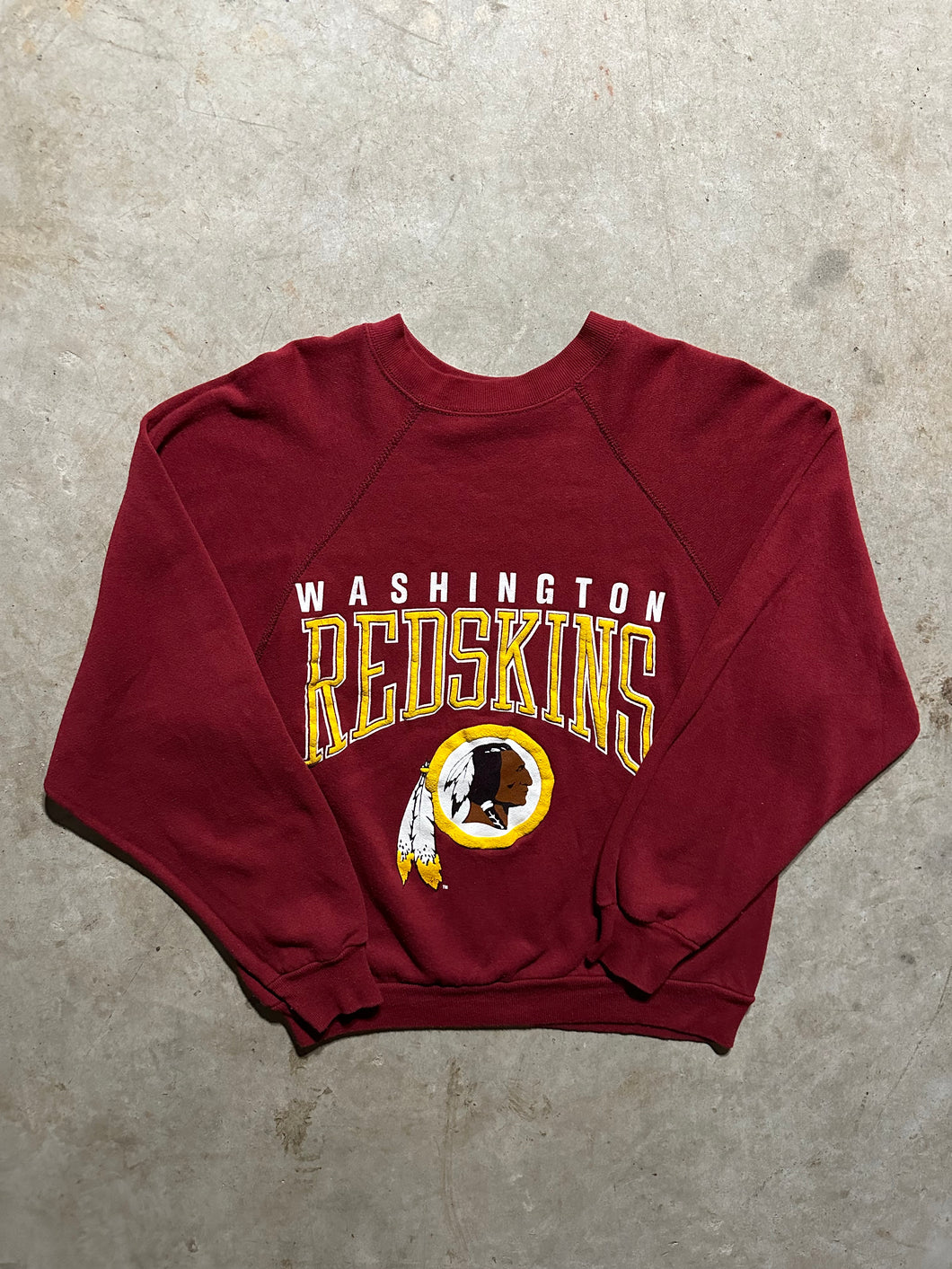 Vintage Washington Redskins 1980s Puff Printed Sweatshirt (Medium)