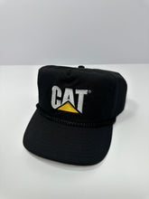 Load image into Gallery viewer, Vintage CAT Construction 90s Rope Snapback Hat
