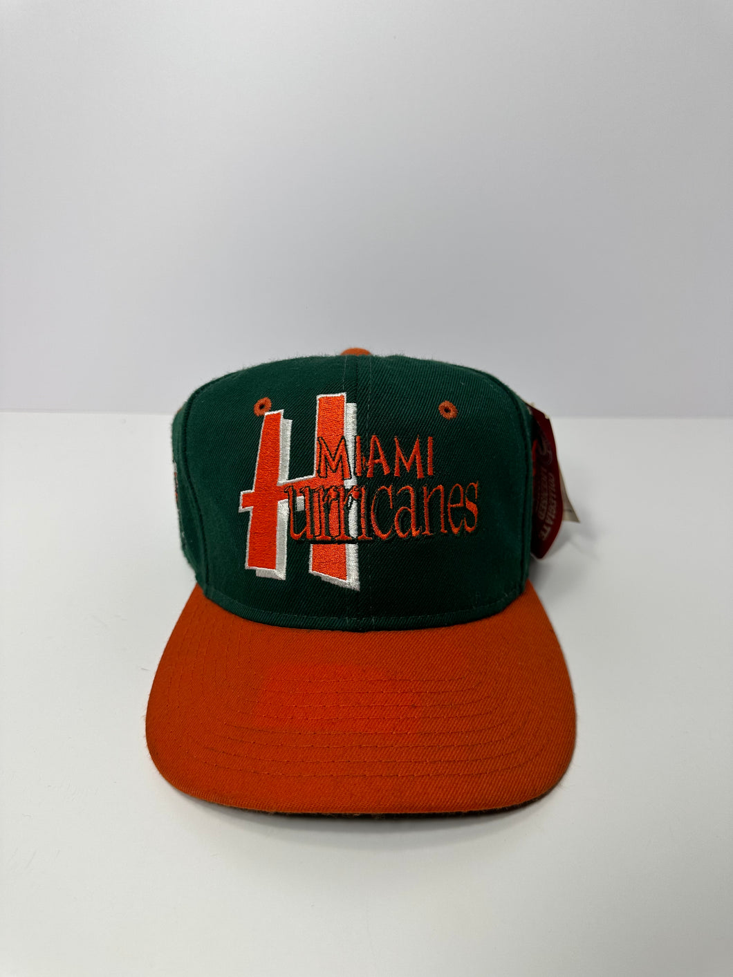 Vintage Miami Hurricanes The U Big East 1990s Strapback Hat