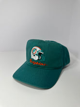 Load image into Gallery viewer, Vintage Miami Dolphins 90s Helmet NFL Snapback Hat
