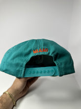 Load image into Gallery viewer, Vintage Miami Dolphins 90s Helmet NFL Snapback Hat
