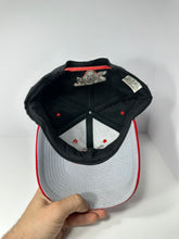 Load image into Gallery viewer, Vintage Taz 1990s Black and Red Snapback Hat
