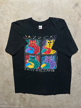 Load image into Gallery viewer, Vintage Jazz Cats 1992 New Orleans Pop Art T-Shirt (XL)
