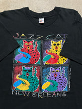 Load image into Gallery viewer, Vintage Jazz Cats 1992 New Orleans Pop Art T-Shirt (XL)

