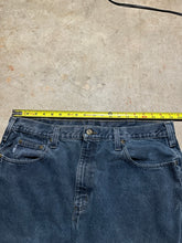Load image into Gallery viewer, Vintage Carhartt Dark Vintage Blue Denim Jeans (38x30)
