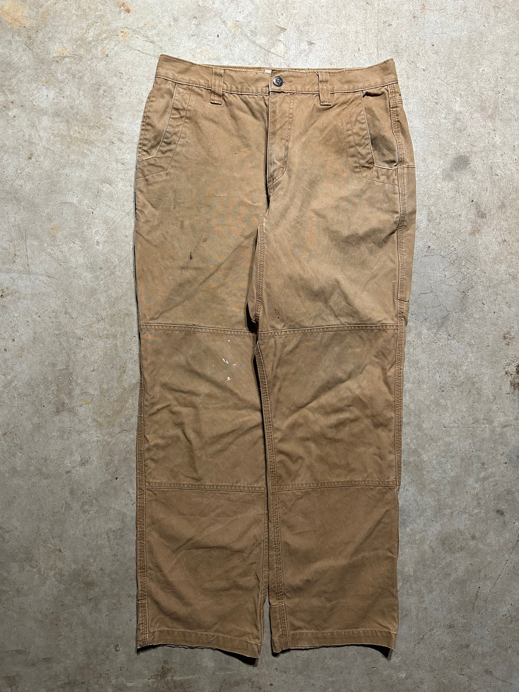 Early 00s Jackson Hole Wyoming Mountain Khakis Double Knees (32x32)