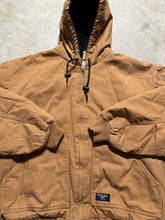 Load image into Gallery viewer, Vintage Walls Workwear Carhartt Style Canvas Hooded Jacket (2XL)
