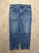 Load image into Gallery viewer, Vintage Carhartt Darkstone Denim Jeans Relaxed Fit Pants (36x30)
