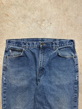 Load image into Gallery viewer, Vintage Carhartt Darkstone Denim Jeans Relaxed Fit Pants (36x30)
