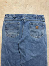 Load image into Gallery viewer, Vintage Carhartt Darkstone Denim Jeans Relaxed Fit Pants (36x30)
