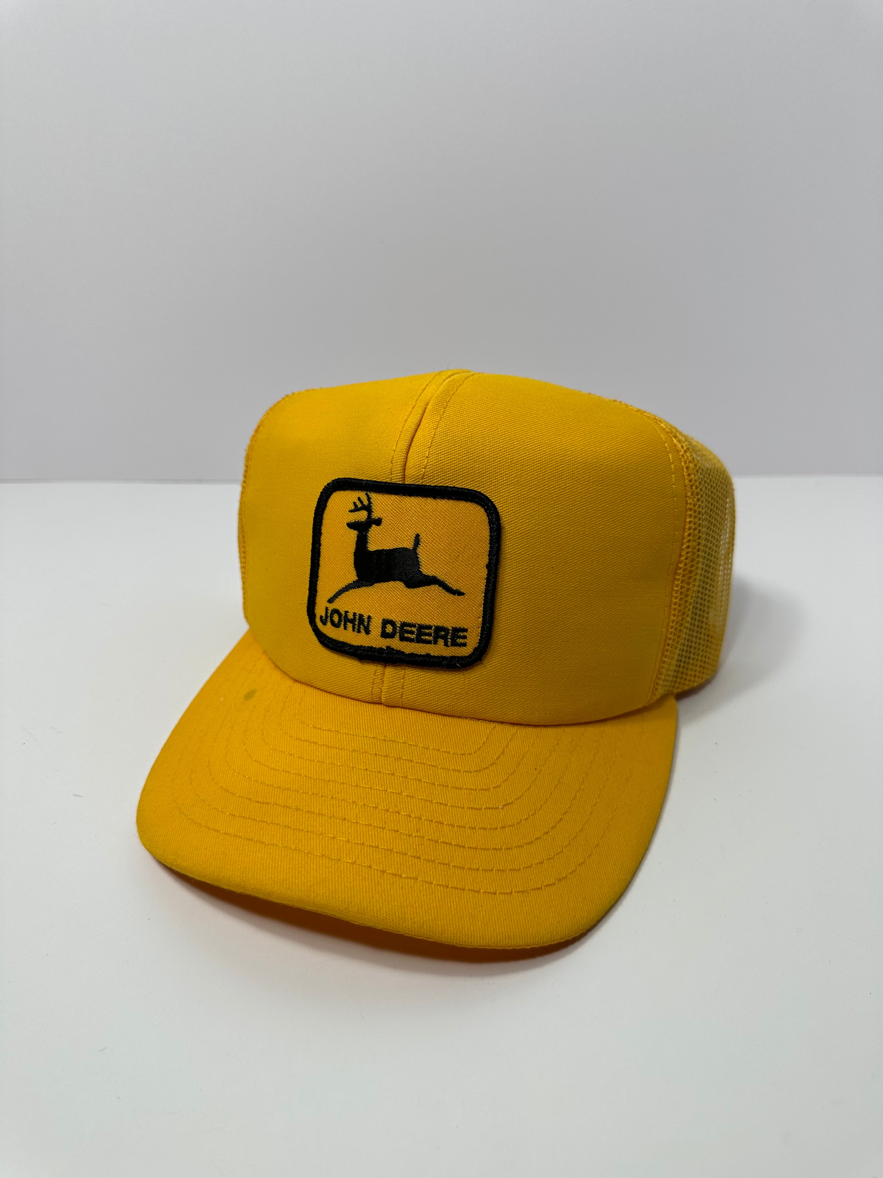 Vintage John Deere Yellow 90s Snapback Hat – Chubba Vintage