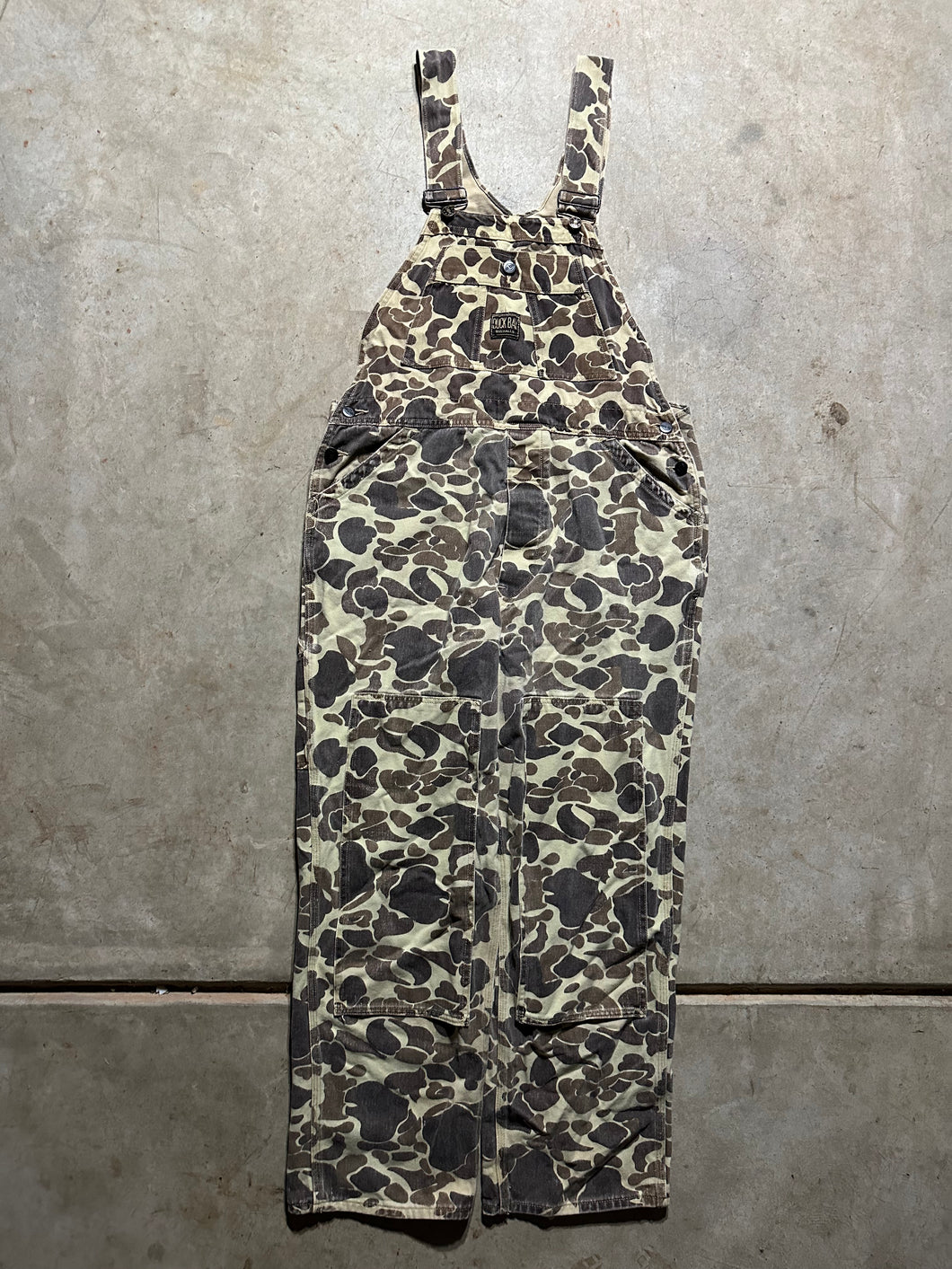 Vintage Duck Bay Duck Camo Overalls (Size 40/L/XL)