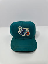 Load image into Gallery viewer, Vintage Charlotte Hornets 80s NBA Teal Snapback Hat
