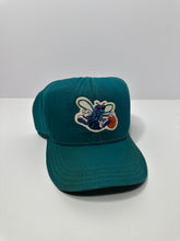 Load image into Gallery viewer, Vintage Charlotte Hornets 80s NBA Teal Snapback Hat
