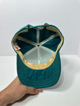 Load image into Gallery viewer, Vintage Charlotte Hornets 80s NBA Teal Snapback Hat
