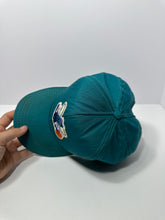 Load image into Gallery viewer, Vintage Charlotte Hornets 80s NBA Teal Snapback Hat
