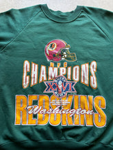 Load image into Gallery viewer, Vintage Washington Redskins 1991 Super Bowl Champions Sweatshirt (Boxy Medium)
