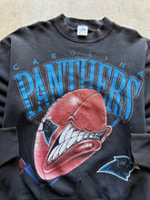 Load image into Gallery viewer, Vintage Carolina Panthers 1994 Arch Spell Out Sweatshirt (Medium)
