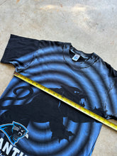 Load image into Gallery viewer, Vintage Carolina Panthers 1993 Spiral All Over Print T-Shirt (M/L)
