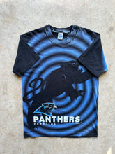 Load image into Gallery viewer, Vintage Carolina Panthers 1993 Spiral All Over Print T-Shirt (M/L)
